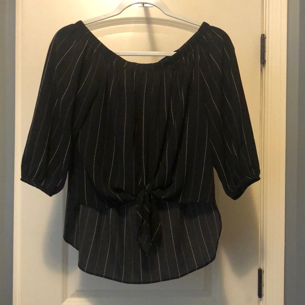 Off the Shoulder Top with Knot